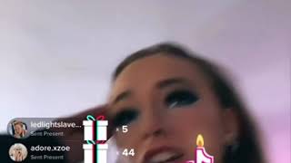 Zoe Laverne Pretending To Cry On Live-Tiktok Tea Room