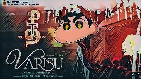 Thee Varisu song Shinchan version 🔥🔥🔥