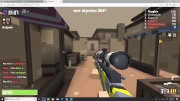 Destroying Noobs On Krunker.io