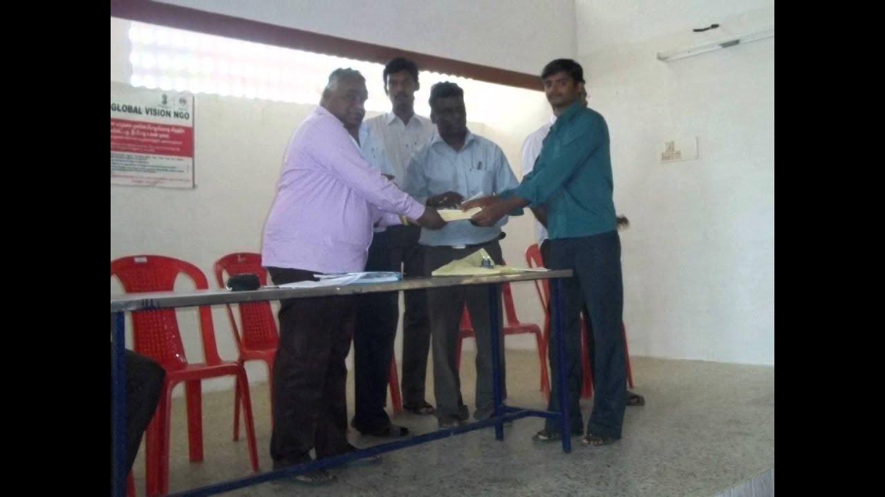 Global vision ngo provide stiffen for finishing candidate