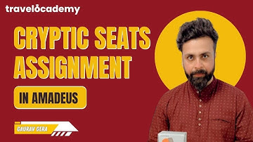 Amadeus Session 16 | How to ADD SEAT in Amadeus Manually | Amadeus Command | Travel & Tourism Course