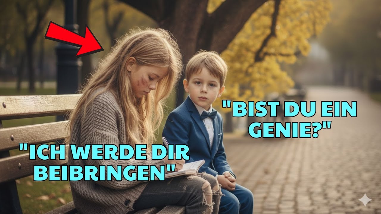 Ein Milliardär sieht ein obdachloses Mädchen, das seinem Sohn lehrt, und alle sind überrascht.