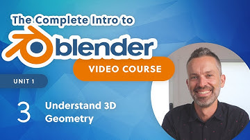 Blender Beginner Tutorial – Understand 3D Geometry