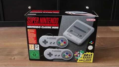 Nintendo SNES Classic Mini Unboxing (European Version)