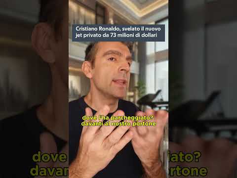 Il jet di Cristiano Ronaldo