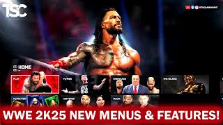 WWE 2K25 New Menus, Matches, Arenas