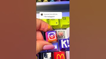 Drawing I for Instagram Logo! But on my keyboard! #keyboard #keycaps