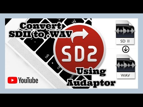 Convert SDII to WAV Audio Files - Audaptor (No longer available in the App Store)