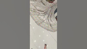 Beautiful 6 sequence with coding embroidery in butterfly net daman with matching