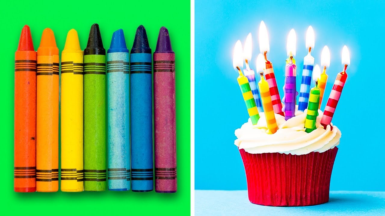 14 COLORFUL IDEAS WITH CRAYONS