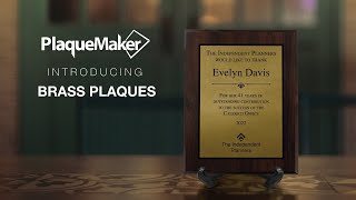 Brass Plaques - PlaqueMaker.com