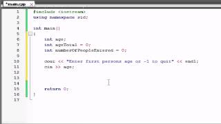 C++ Programming Tutorials   20   Sentinel Controlled Program