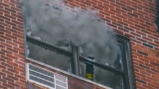 **Early Arrival** Heavy Smoke - Fire on 12th Floor of Park Ave HiRise on Upper East Side [Box 1224]