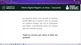 ¿Quieres terminar tu PRIMARIA y SECUNDARIA? GRATUITO-INEA (Oferta digital registro en línea)