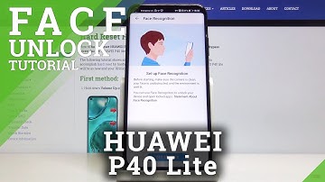 HUAWEI P40 Lite Face Unlock | How to Set Up Face Recognition