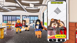 UNE FILLE DE MA CLASSE HARCELÉE SUR SNAPCHAT PAR DES MAUVAISES FILLES ! ROBLOX LIFE TOGETHER RP