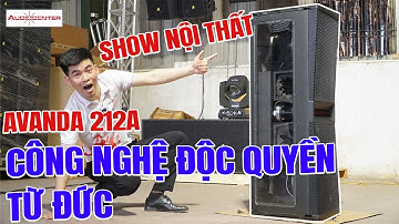 Mở nội thất loa array sự kiện Audiocenter Avanda 212A - công nghệ độc quyền từ Đức