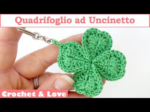 Four-leaf clover Crochet Tutorial 