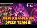 99% STABLE NO RNG !!! NEW KHALDERUN SPEED TEAM WITH AGRIUS !!!  SUMMONERS WAR