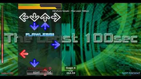 [DDR EDIT] The Least 100sec / Hirofumi Sasaki (Lv. 16)