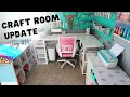 Small Business Vlog 14 / Office Hours / Craft Room Update / Cleaning Organizing & Rearranging Studio