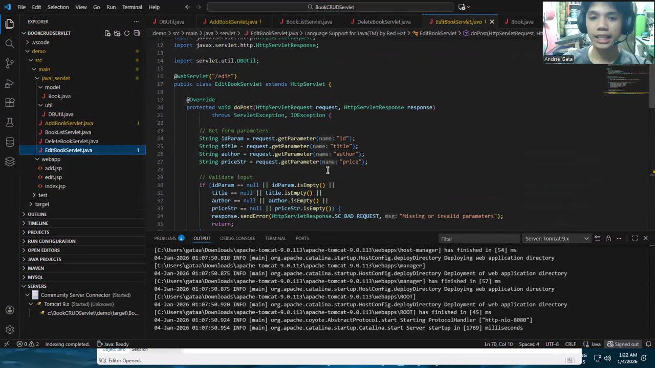 JAVA PROJECT - BOOK MANAGEMENT SYSTEM | BSIT 2-1