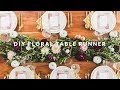 Flower Table Runner Diy