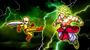 Unbelievable😨 | Saitama The Bald Destroyed OP (New) VS Broly Chaos OP in Jump Force Mugen