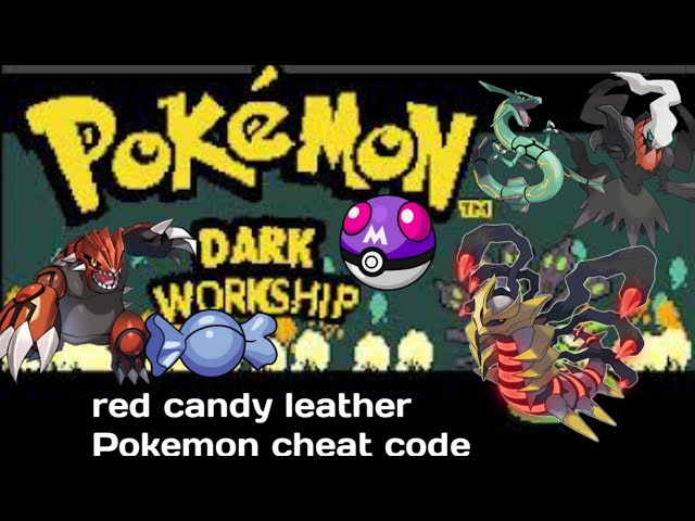 Pokemon Dark worship rare candy cheat and master Ball 