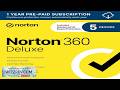 Norton 360 Deluxe 2026 Ready Antivirus software for 5 Devices with Auto Renewal