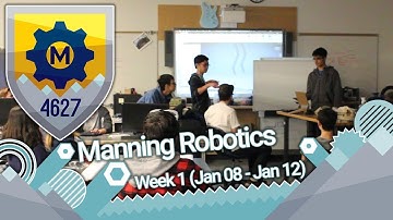 Manning Robotics - Week 1 (Jan 08 - Jan 12)