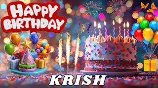 Happy Birthday Krish Birthday Wishes Birthday Song Hbd