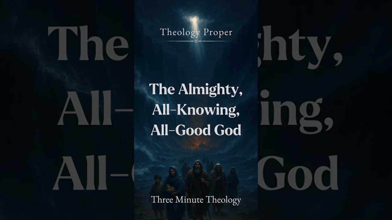 Three Minute Theology | Theology Proper - 10 | The Almighty, All-Knowing, All-Good God