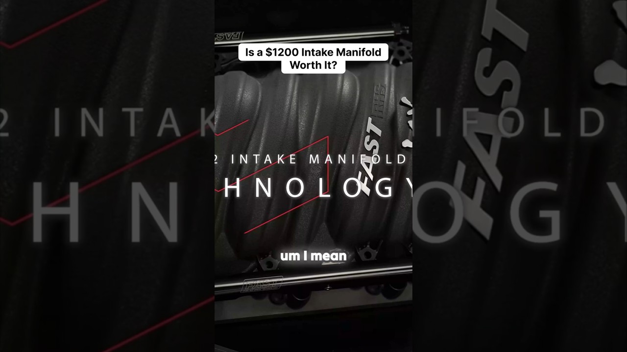 FAST LSXR 102mm vs Stock LS3 Intake: Worth $1200?