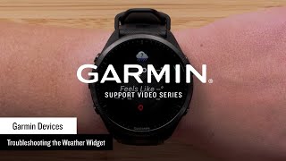 Garmin Support | Weather Widget | Troubleshooting screenshot 2