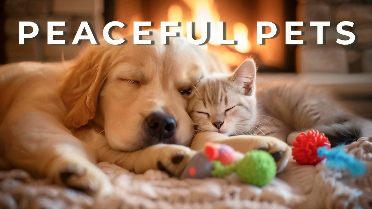 Успокаивающая музыка для собак и кошек 🐶🐱 45 мин мирного сна для питомцев (Фетровое пианино)