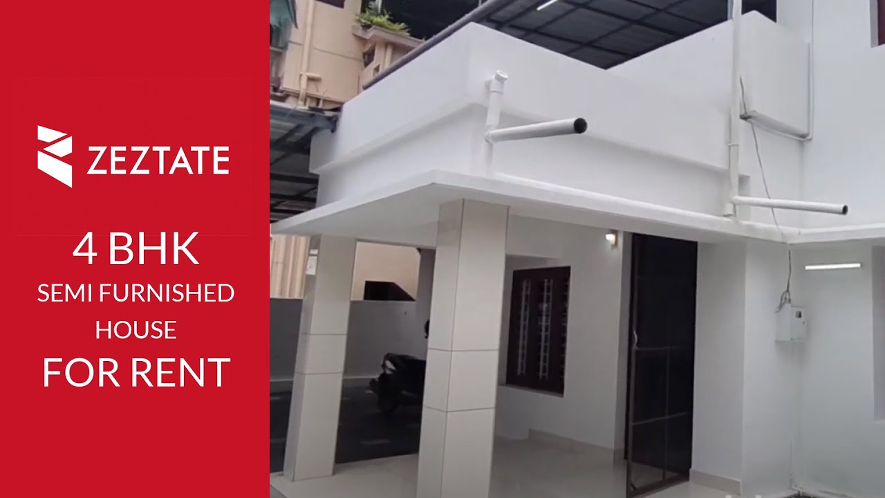 4 BHK Semi Furnished House for Rent. Bank Road, Kaloor YouTube