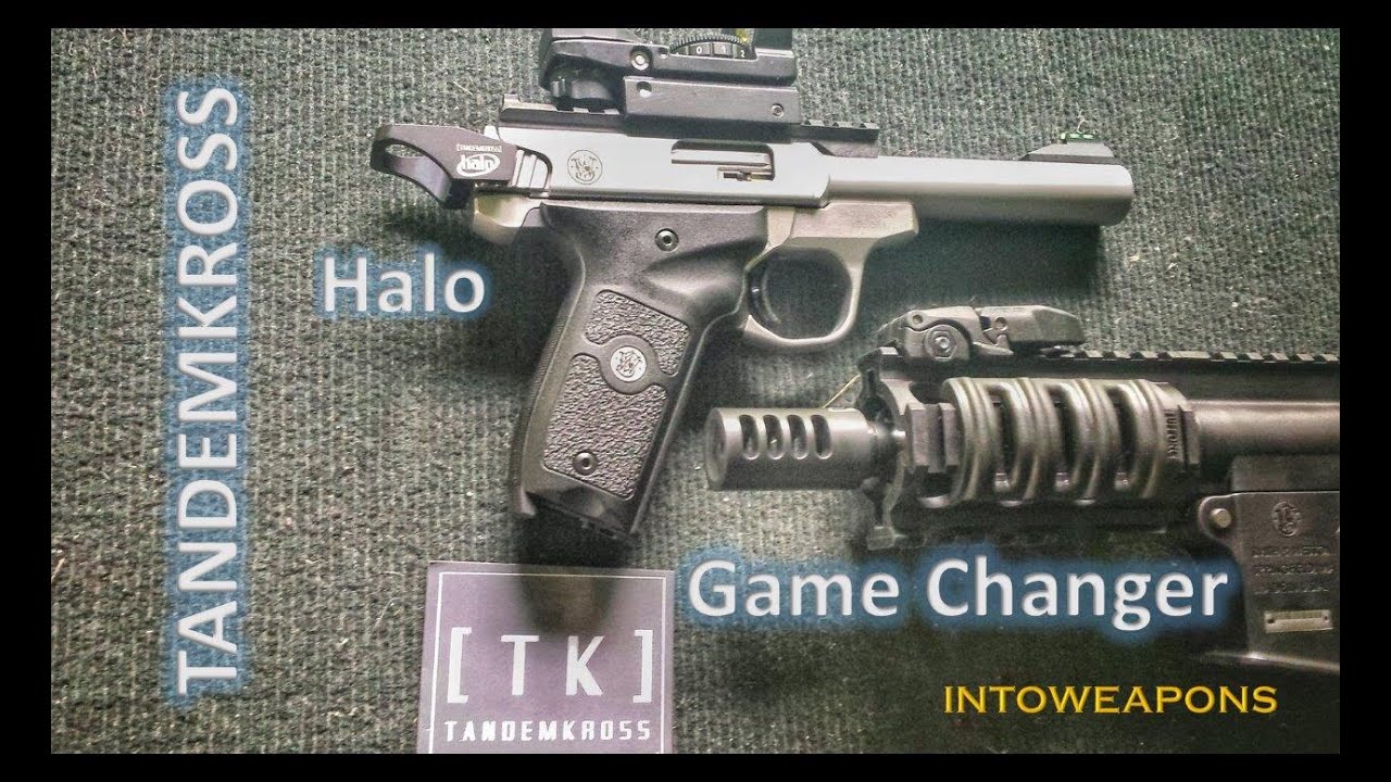 SW22 Halo Charging Handle & Game Changer Compensator YouTube