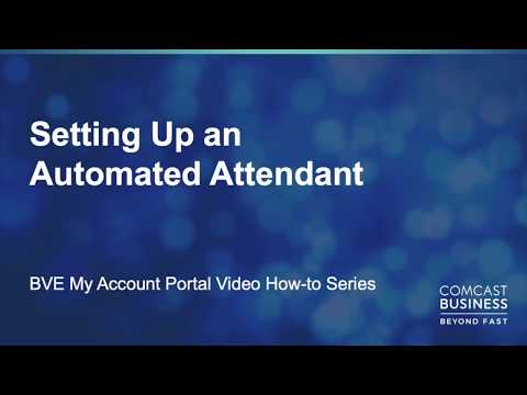 Setting Up an Automated Attendant