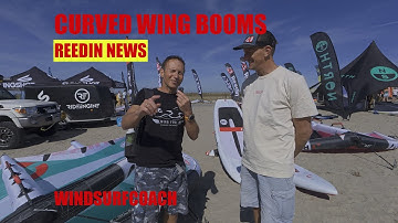 CURVED WINGFOIL BOOMS. Reedin Wingfoil news at the Dutch WING EXPO 2025