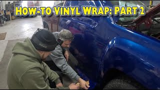 Vinyl Wrapping a pickup with @ThatBoyCisko - Part 2 by Wrap Shop Garage 5,971 views 3 months ago 37 minutes