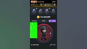 11 September Hamster Kombat Daily cipher Code | 11 September ka daily Cipher code kya hai #hamsters