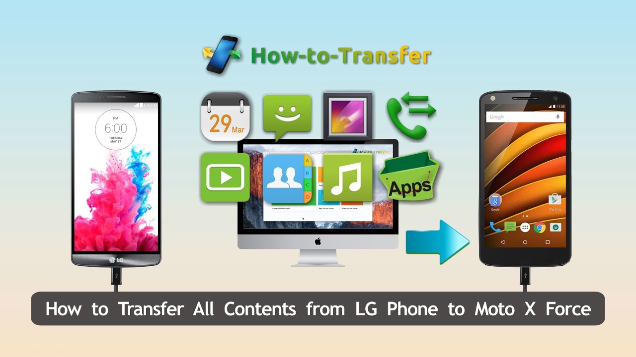 How to Transfer All Data from LG Phone to Moto X Force, Sync LG Files ...