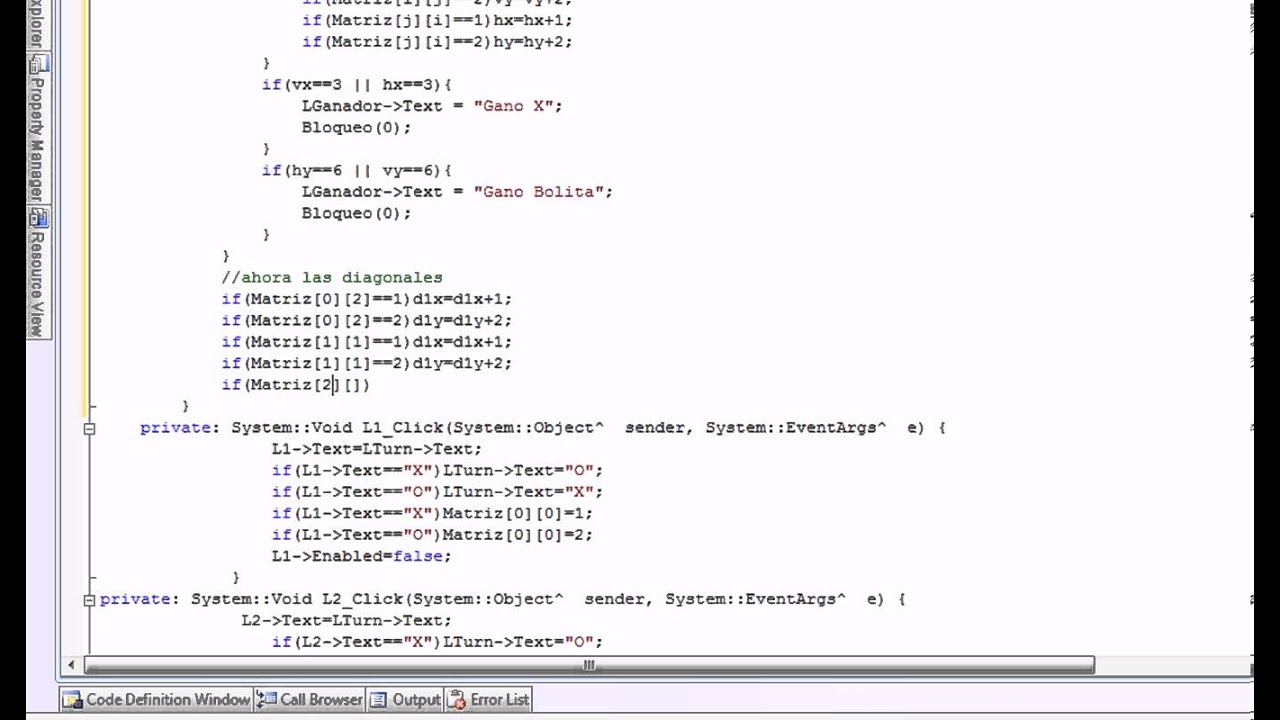 juego michi en visual basic 2008 C++ Part 2/2 - YouTube