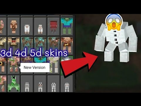 770+ new 4D and 5D Skin Pack for Minecraft PE 1.20.81 | Working on World Servers | Android,ios,pc