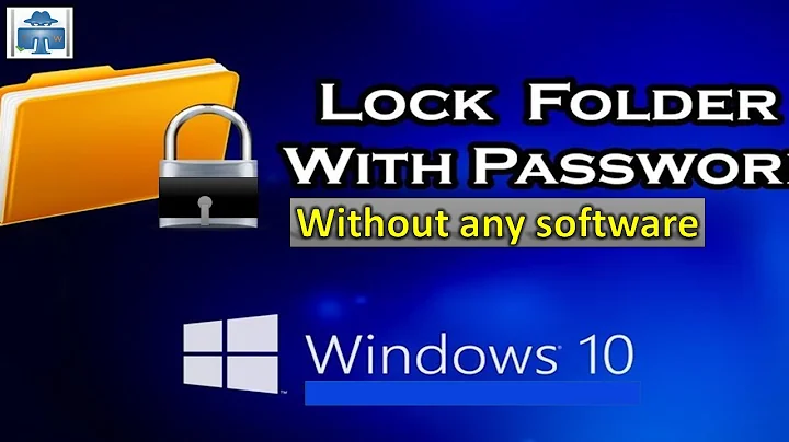 How To Password Protect a Folder in Windows 10 | lock folder | cmd