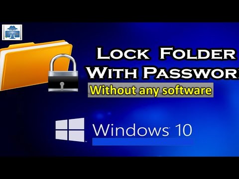 How To Password Protect a Folder in Windows 10 | lock folder | cmd hqdefault