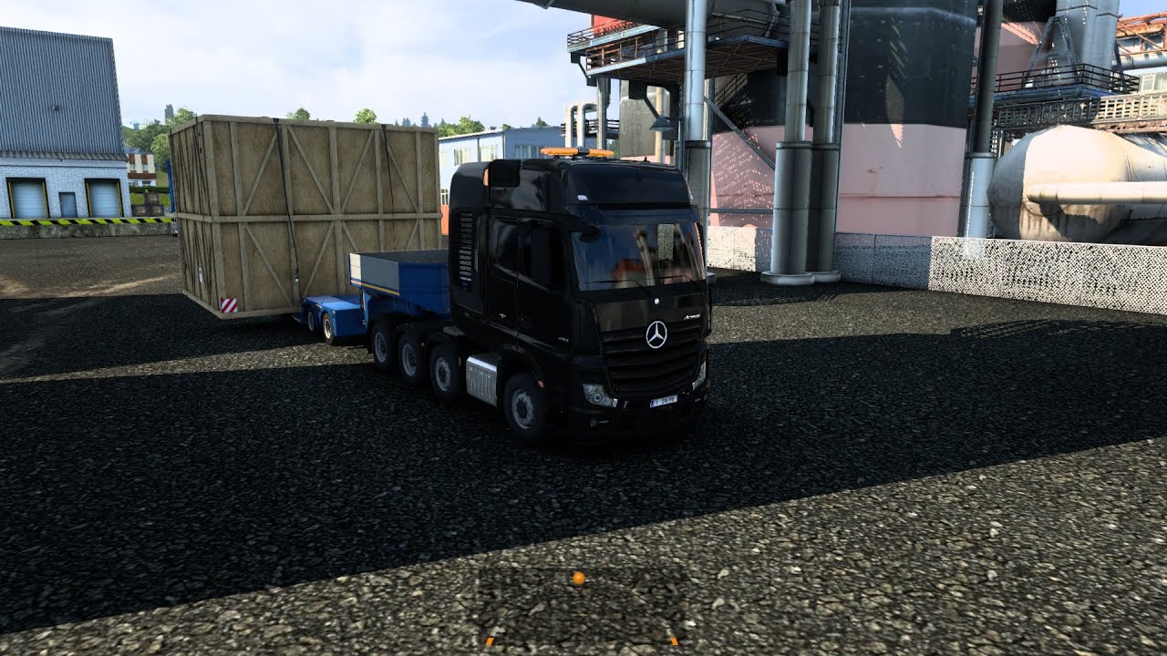 HEAVY BOX DELIVER IN ACTROS TRUCK | live stream | 2024