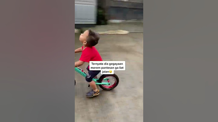 Kecebur got. Terlalu menikmati naik sepeda 😩🤣🤣