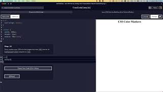 LEARN CSS COLORS BY BUILDING A SET OF COLORED MARKERS STEP 18 #freecodecamp #html5 #css #learncss